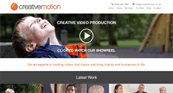 Desktop Screenshot of creativemotion.co.uk